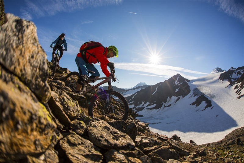 Mountainbike Tour im Hochgebirge 